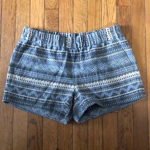 ☀️☀️2/$15 J crew elastic band shorts